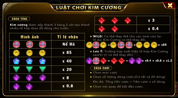 Khám Phá Minigame Kim Cương Tại Go88 Với Những Vòng Quay Thần Kỳ Mang Về Tài Lộc