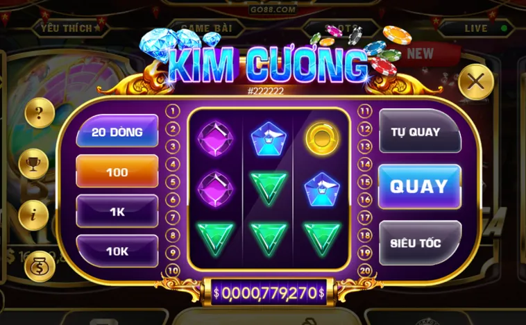Khám Phá Minigame Kim Cương Tại Go88 Với Những Vòng Quay Thần Kỳ Mang Về Tài Lộc