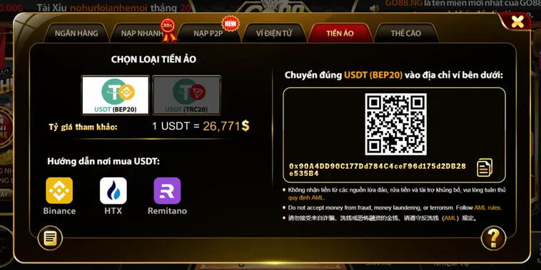 Nạp Tiền Go88 Giải Pháp Tài Chính Đỉnh Cao Tối Ưu Hóa Trải Nghiệm Mọi Game Thủ