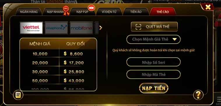 Nạp Tiền Go88 Giải Pháp Tài Chính Đỉnh Cao Tối Ưu Hóa Trải Nghiệm Mọi Game Thủ