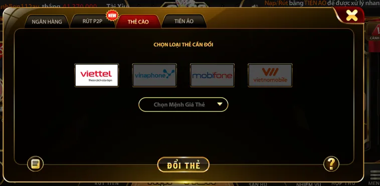 Hướng dẫn rút tiền thẻ cào - phương thức được ưu tiên lựa chọn tại Go88.