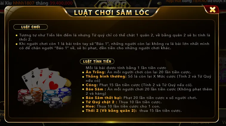 Sâm Lốc Tại Go88 Sân Chơi Đấu Trí Đỉnh Cao Cho Mọi Cao Thủ Bài Bạc