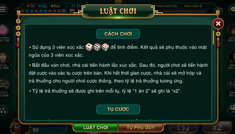Casino Sicbo Đại Phú Quý Tại Go88 Đỉnh Cao Cá Cược Xúc Xắc Trực Tuyến