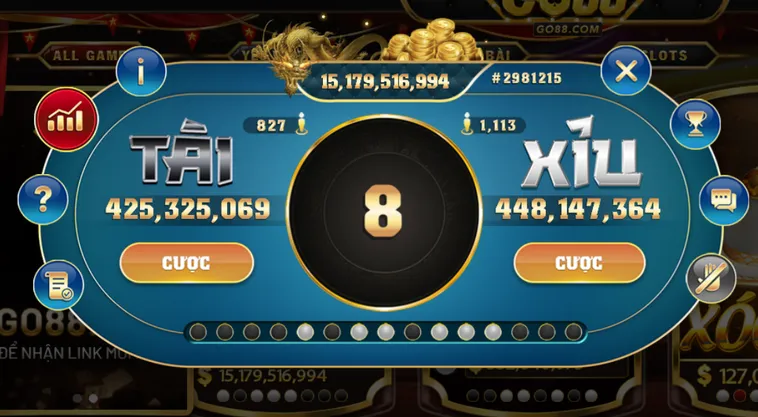 Casino Sicbo Tài Xỉu Sảnh Rồng Tại Go88 Sân Chơi Cá Cược Đẳng Cấp Quốc Tế