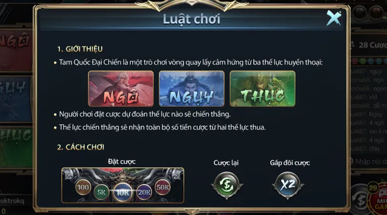 Minigame Tam Quốc Đại Chiến Tại Go88 Mang Đến Cuộc Phiêu Lưu Chiến Thuật Đỉnh Cao