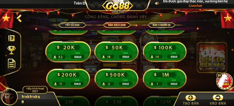 Tiến Lên Miền Nam Tại Go88 Đỉnh Cao Trí Tuệ Và Cơ Hội Nhận Thưởng Cực Lớn