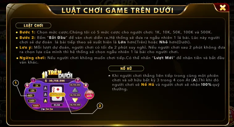 Chinh Phục Minigame Trên Dưới Tại Go88 Sân Chơi Siêu Tốc Đỉnh Cao