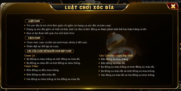 Chinh Phục Siêu Phẩm Casino Xóc Đĩa Tại Go88 Đỉnh Cao Nhất Hiện Nay