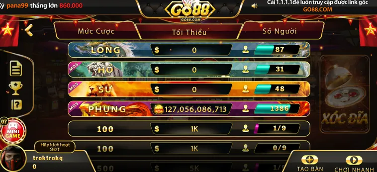 Chinh Phục Siêu Phẩm Casino Xóc Đĩa Tại Go88 Đỉnh Cao Nhất Hiện Nay